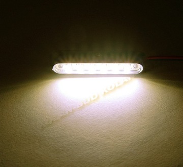 LAMPKA LED SMD BIAŁA CIEPŁA 12v 10X42 MM