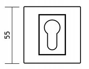 фото ориг. №3, Socket square repair kit black matte kuchinox