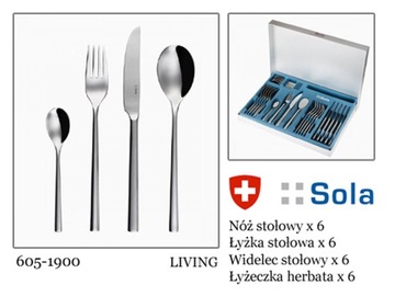 Sztućce 24el Living Elite SOLA Szwajcaria