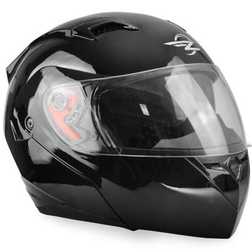 KASK MOTOCYKLOWY Z PODNOSZONĄ SZCZĘKĄ S BLENDA