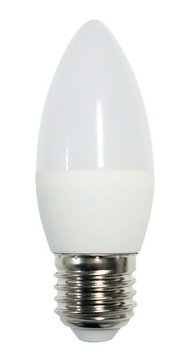 ŻARÓWKA LED E27 3000K 6W = 60W ŚWIECZKA 220-240 V
