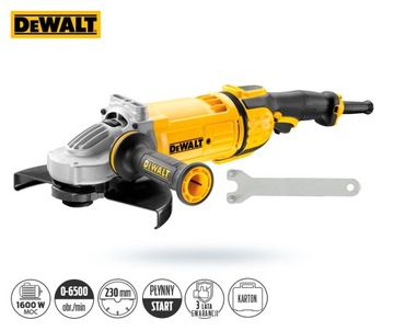 УГЛОВАЯ ШЛИФОВАЛЬНАЯ МАШИНА DEWALT 230 мм 2600 Вт DWE4579R DWE4