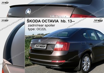 spoiler spojler do Skoda Octavia lfb MK3 11/2012--