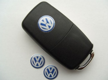 АЛЮМИНИЕВЫЙ ЗНАК ЭМБЛЕМА VW 14 ММ ДИСТАНЦИОННЫЙ КЛЮЧ