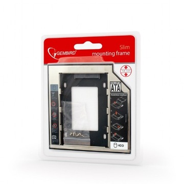 KIESZEŃ NA DRUGI DYSK 2,5'' SATA DO NAPĘDU 12,7MM