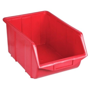 Pojemnik magazynowy ECOBOX 220x350x165 duży czerwony