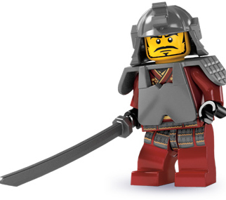 LEGO Minifigures 8803-4 Seria 3 Samuraj Warrior HiT