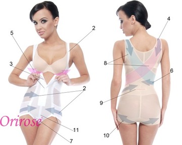 Корсет Orirose BODY, сильно ПОХУДЯЮЩИЙ живот, моделирующий талию SIZE PLUS