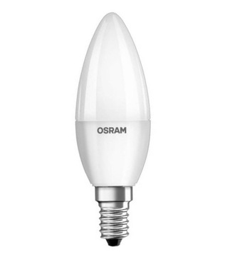 Светодиодная лампа CANDLE B40 E14 5.7W 470lm 6500K OSRAM