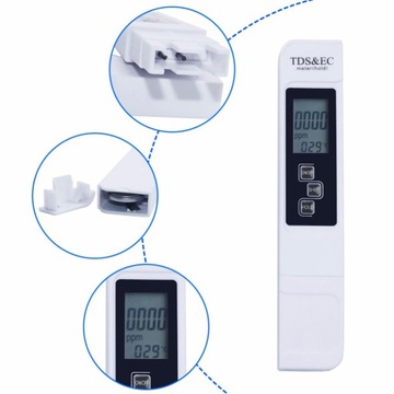 Кондуктометр TDS/EC/Temp E-1 + TDS + кейс.