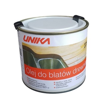 Olej do blatów drewnianych naturalnych UNIKA 375ml