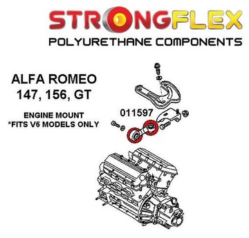 SILENTBLOK ULOŽENÍ MOTORU ALFA ROMEO 145 146 147 166