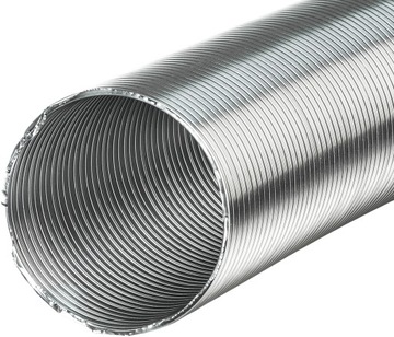 KANAŁ ELASTYCZNY ROZCIĄGANY PRZEWÓD RURA ALUMINIUM SPIROFLEX ALUFLEX 125/3m