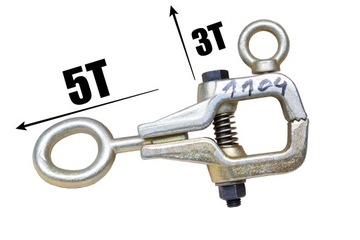 КРЮК, ДВУСТОРОННЯЯ ДВУХСТОРОННЯЯ ШИРОКАЯ ПРЯЖКА, 3T/5T