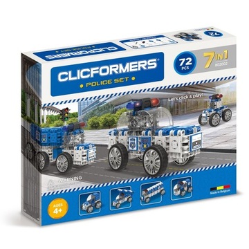 CLICS PL klocki CLICFORMERS 802002 7w1 Policja