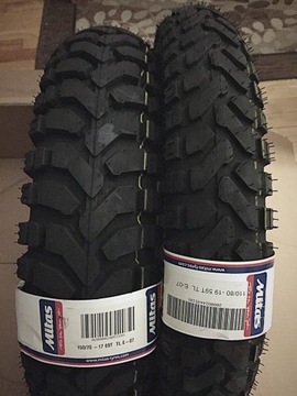ШИНА 140/80-18 MITAS E-07 DAKAR 70T ENDURO ЖЕЛТАЯ