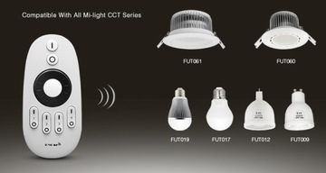 4-зонный пульт дистанционного управления MiLight FUT006 MONO CCT со светодиодными лентами