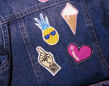 NASZYWKA termo naprasowanka aplikacja PTAK