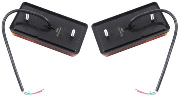 КОМБИНИРОВАННЫЕ ПРАВЫЕ ЛАМПЫ, ПРЯМОУГОЛЬНЫЕ СВЕТОДИОДЫ, ДИОДНАЯ ПАРА