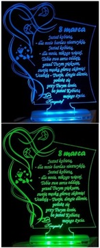 фото ориг. №6, Women's day 8 march backlit figurines led backlight