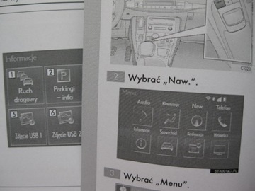 LEXUS CT 200h польский CT200h руководство по навигации