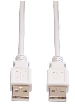 КАБЕЛЬ USB 2.0 A-A, БЕЛЫЙ 4,5М