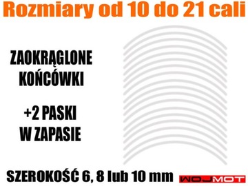 Светоотражающие наклейки-полоски на диски мотоциклов.