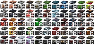 МНОГО УЗОРОВ! наклейки PS4 PlayStation толстый шпон
