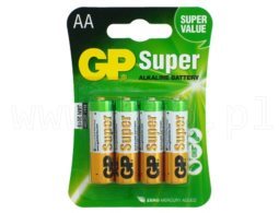 BATERIA AA LR06 R6 GP 1.5V SUPER MOCNA ALKAL. FV