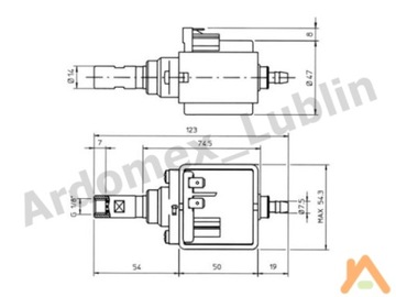 Насос высокого давления ULKA EP8 230В (EX010)