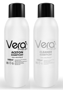 VERA Cleaner 500ml + Aceton 500ml Extra Jakość