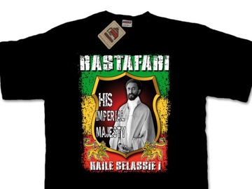 KOSZULKA XXXL RASTA REGGAE RASTAFARI HAILE 3XL