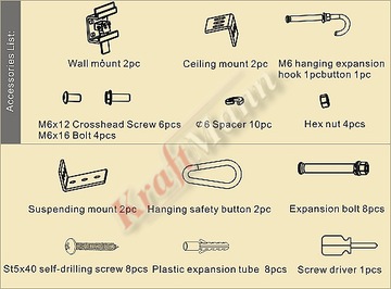 EKRAN ELEKTRYCZNY SUFITOWY ŚCIENNY 16:9 240 MW MG