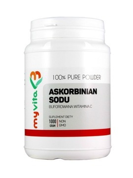 ASKORBINIAN SODU Witamina C 1kg CZYSTY Bufo MYVITA