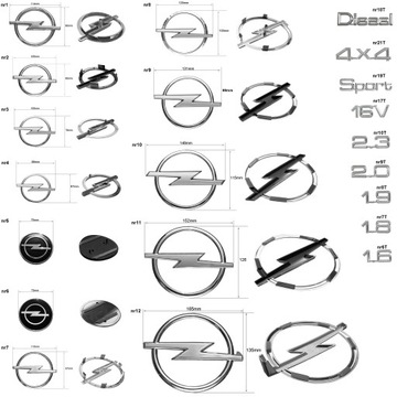 Значок задней эмблемы Opel Astra II номер 3