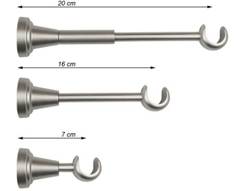 КРИСТАЛЛ КАРДИНСЫ 180 см ОДИНОЧНЫЕ 1,8 карнизы 19