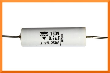 [2szt] Kondensator 0,5uF 250V 1% MKP1839 OSIOWY