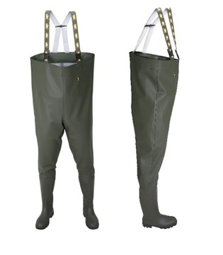 фото ориг. №4, Fishing waders pants advantages green polish