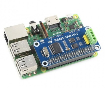 RS485 CAN HAT MCP2515 SPI Raspberry Pi