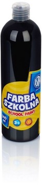 Farba szkolna ASTRA plakatowa 500 ml czarna