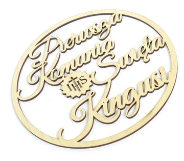 OBRĘCZ KOŁO NA Pierwszą Komunię Świętą 60cm UO54