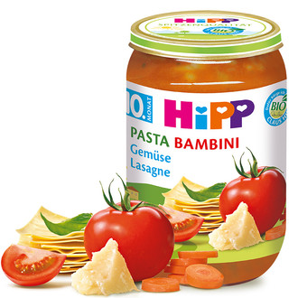 HIPP BIO WARZYWNA LASAGNE 220g 10m OMEGA 3