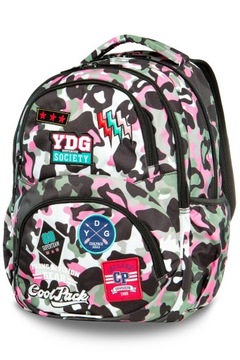 Plecak młodzieżowy CoolPack Dart Camo Pink A29112