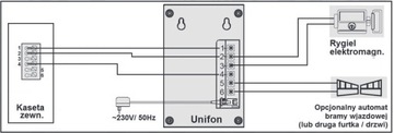 Домофон EURA ADP-12A3 INVITO, графит