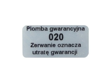 НАКЛЕЙКИ ГАРАНТИЙНЫЕ ПЕЧАТИ 20x10 VOID MAT 1000ШТ.