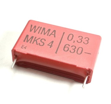 330нФ 630В WIMA MKS4 27,5мм полиэстер 0,33мкФ