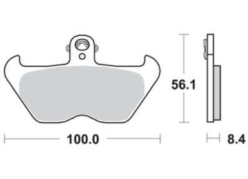 ТОРМОЗНЫЕ КОЛОДКИ ПЕРЕДНИЕ BREMBO BMW R1100 RS 92-01