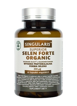 SELEN FORTE ORGANIC 200ug 60kaps VEGE SINGULARIS