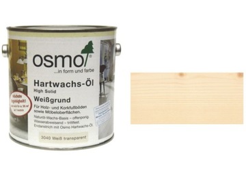 OSMO 3040 WOSK TWARDY OLEJNY BIAŁY 0,75l TAX FREE