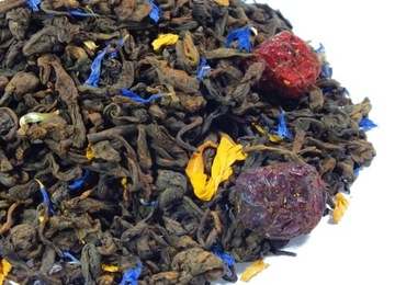 Pu-Erh z kwiatami herbata czerwona 50g Skworcu
